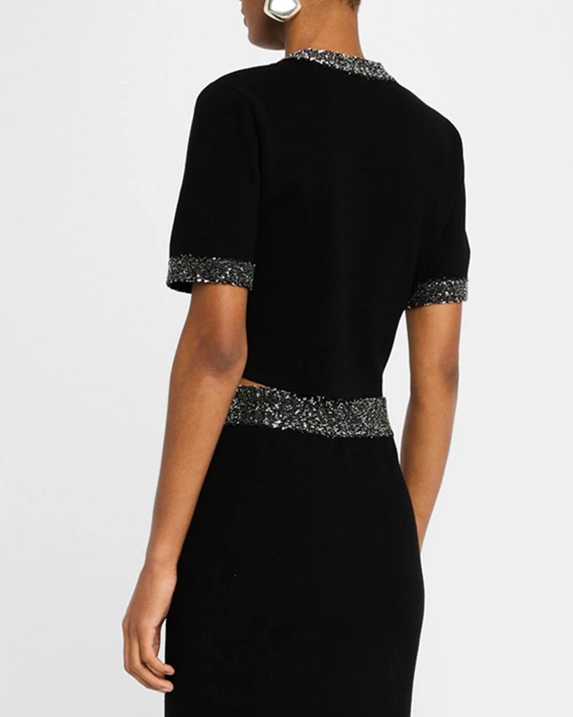 A.L.C. Maeve Embellished Short-Sleeve Top 3