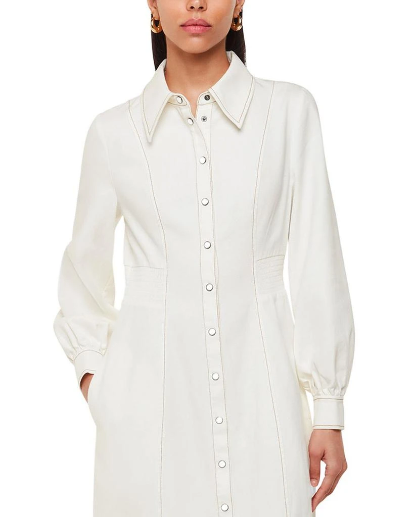 Whistles Harlowe Denim Midi Dress 2