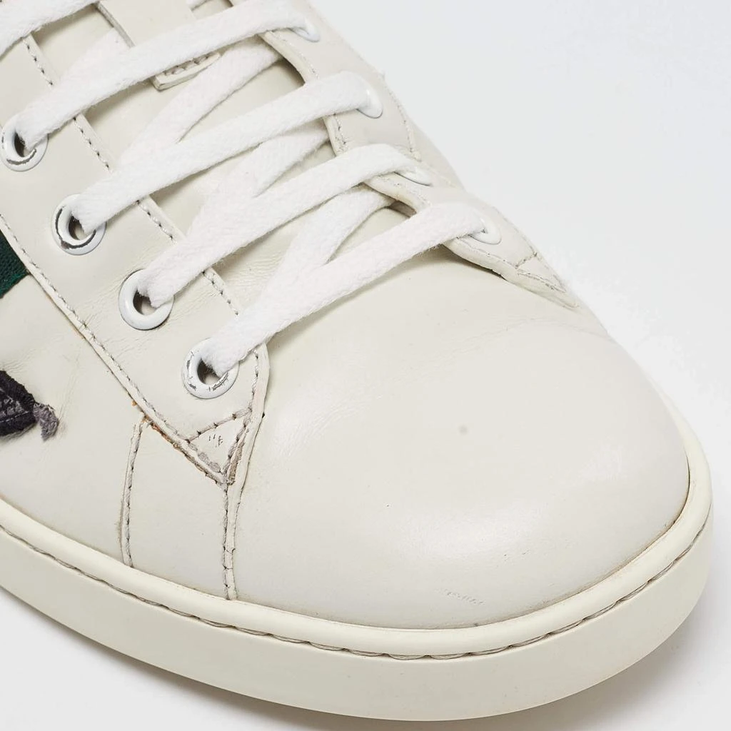 Gucci Gucci White Leather Web Ace Sneakers Size 42.5 7