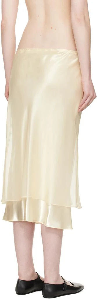 Khaite Beige Monina Midi Skirt 3