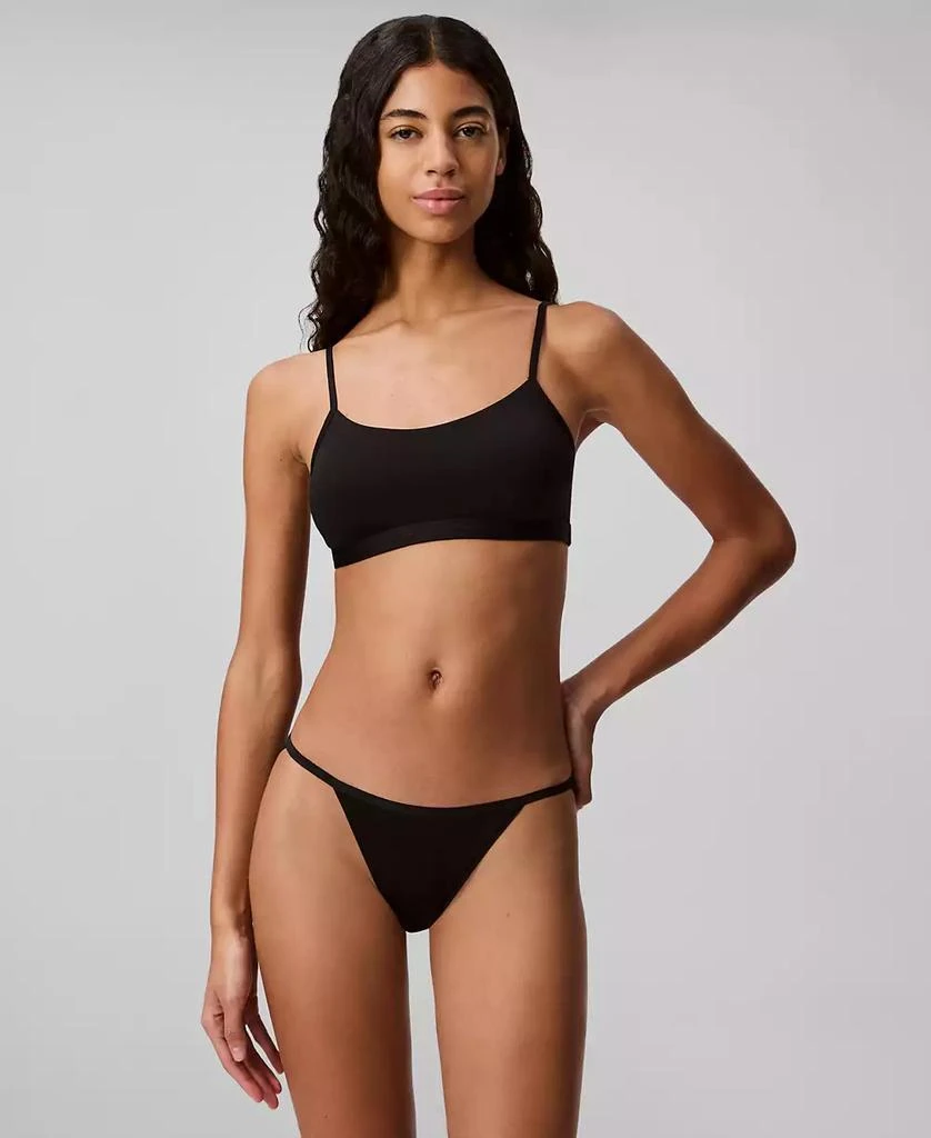 Calvin Klein Women's Form To Body Lightly Lined Bralette Bra QF7554 3