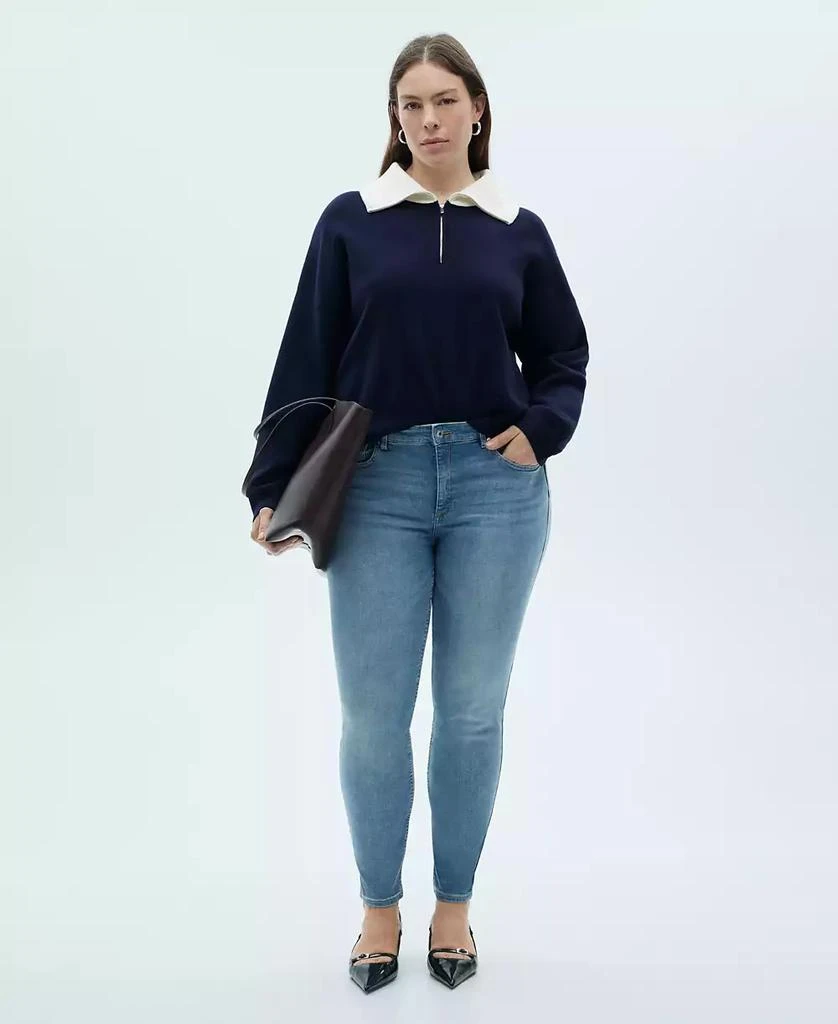 Mango Women's Skinny Pushup Jeans Pants Free Shipping