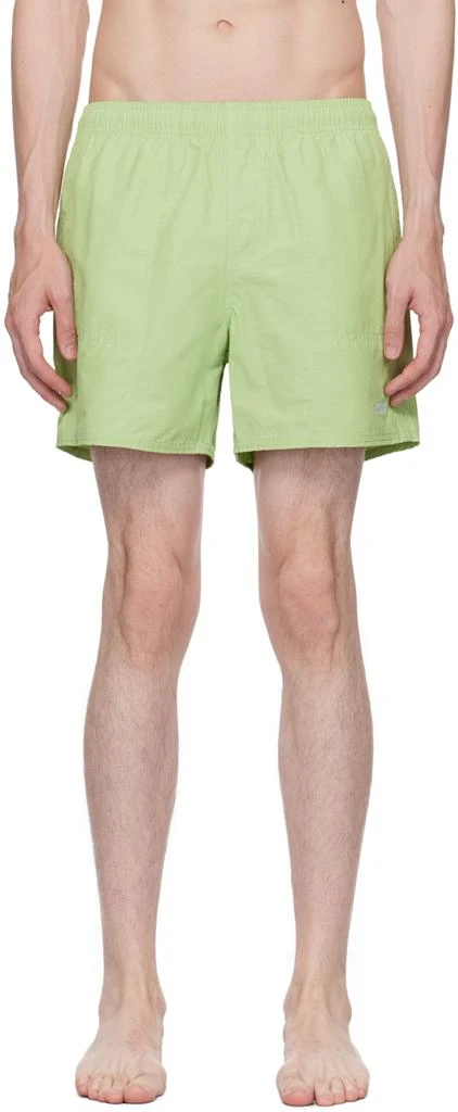 Saturdays NYC Green Talley Swim Shorts