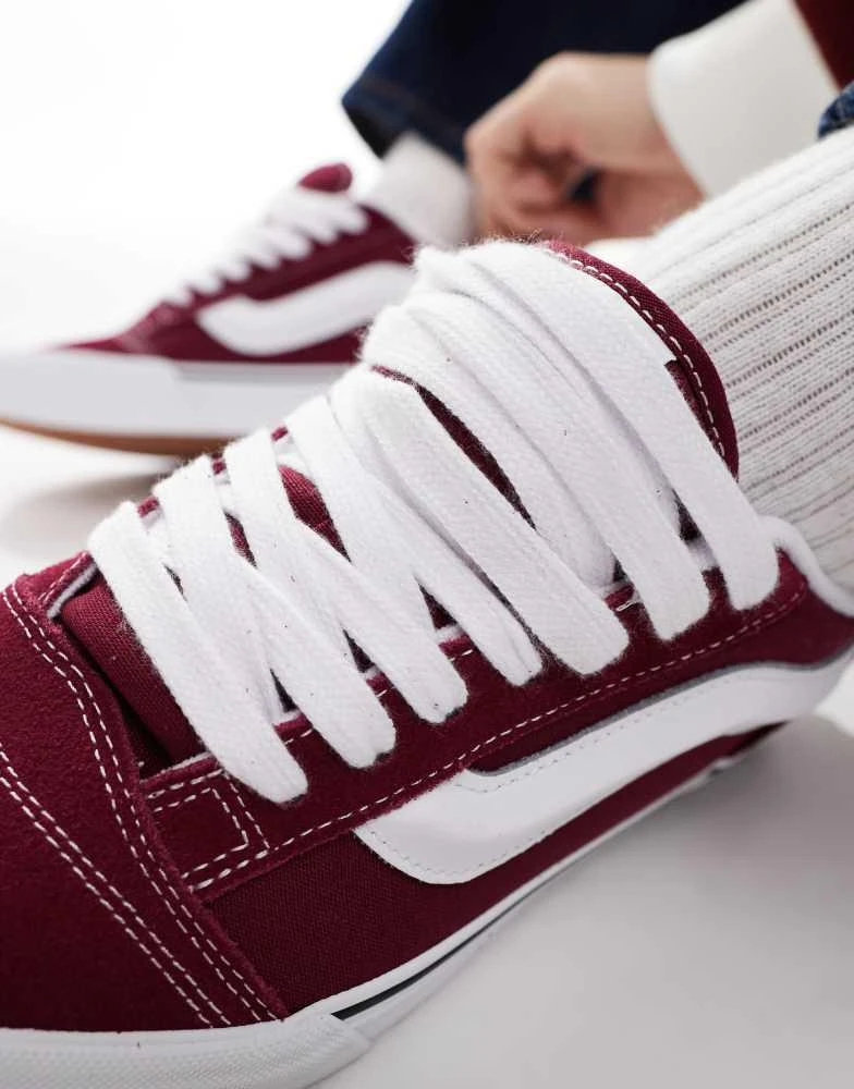 Vans Vans Knu skool trainers in red 2