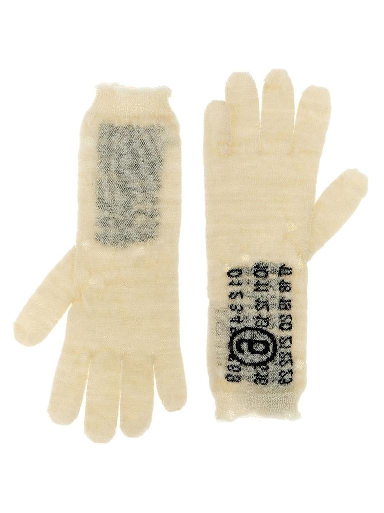 MM6 MM6 Maison Margiela Numbers-Motif Gloves