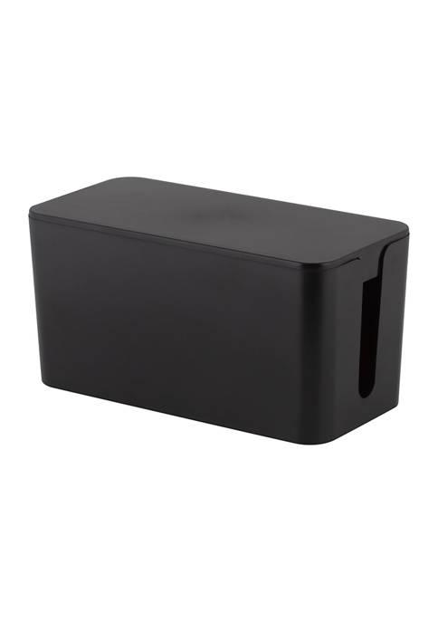 Simplify 2 Pack Cable Organizer Boxes In Black