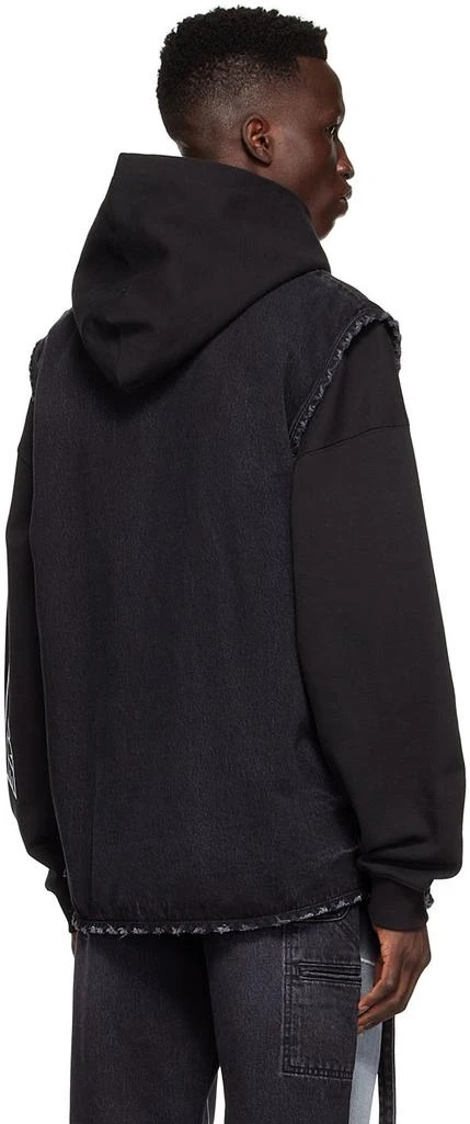 We11done Black Denim Vest 2