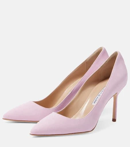 Manolo Blahnik BB 90 suede pumps 5