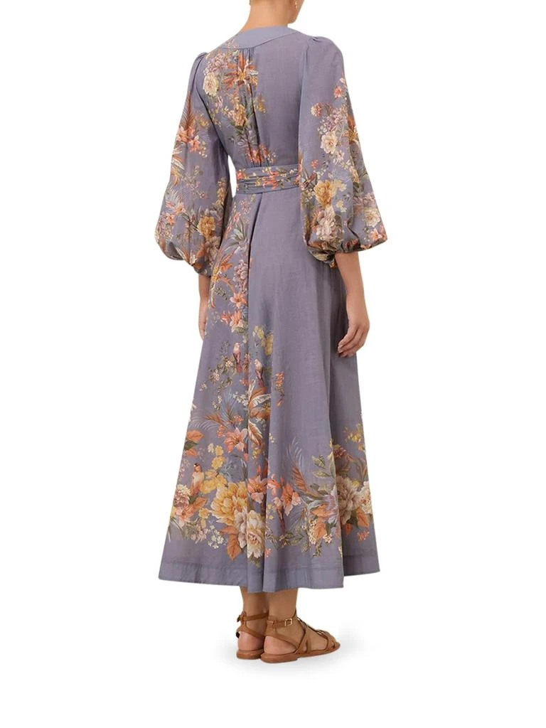 Zimmermann Tallow Wrap Midi Dress 4