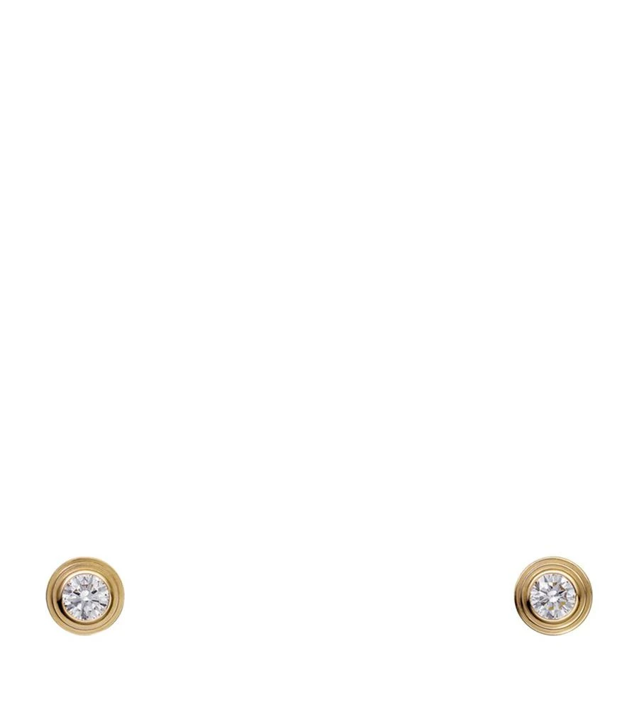 Cartier Extra-Small Yellow Gold and Diamond Cartier d'Amour Earrings 1