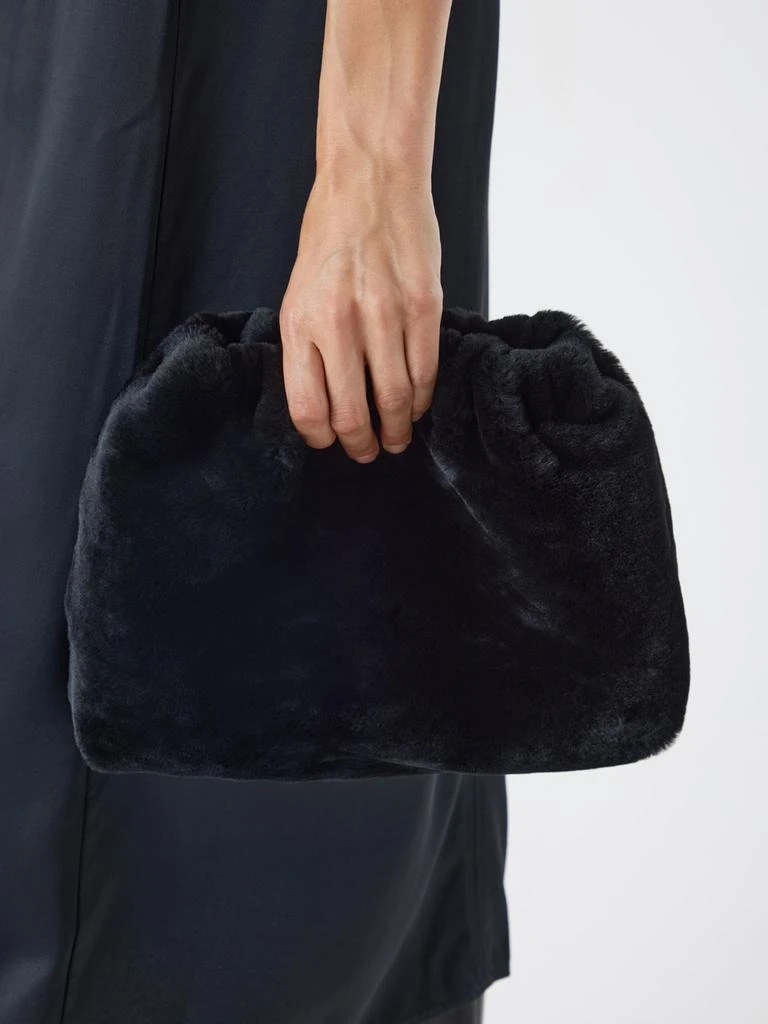 Gushlow & Cole Merino soft shearling clutch 4