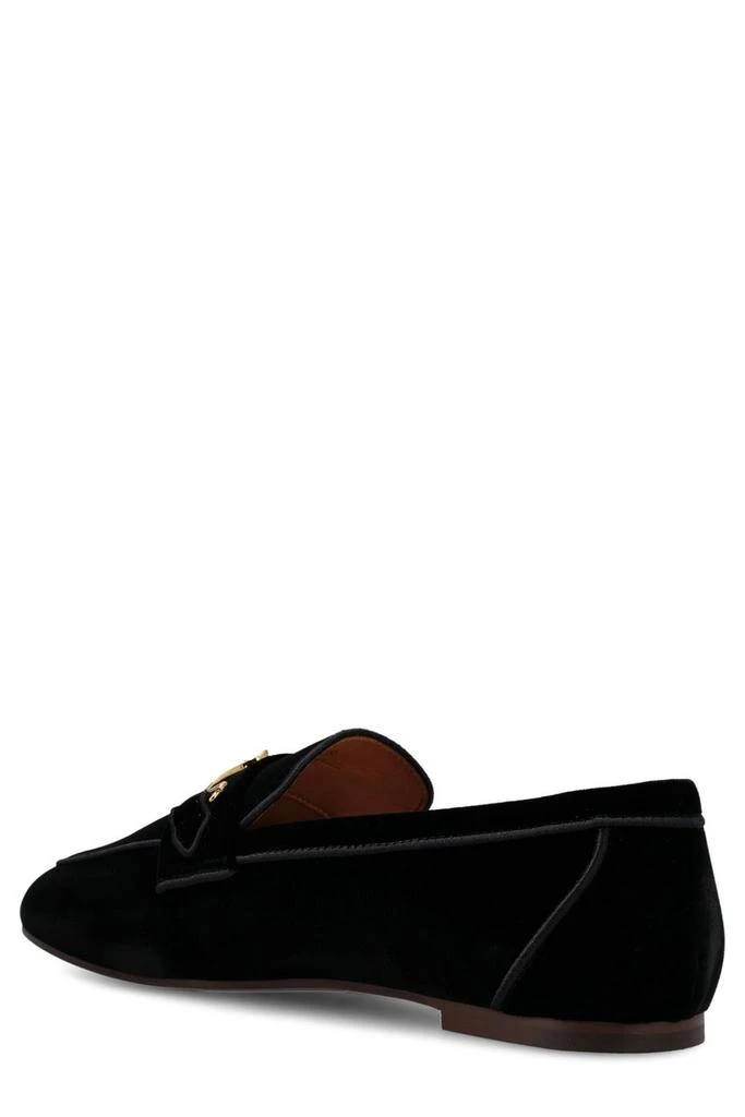 Tod's Tod's Round Toe Velvet Loafers 3