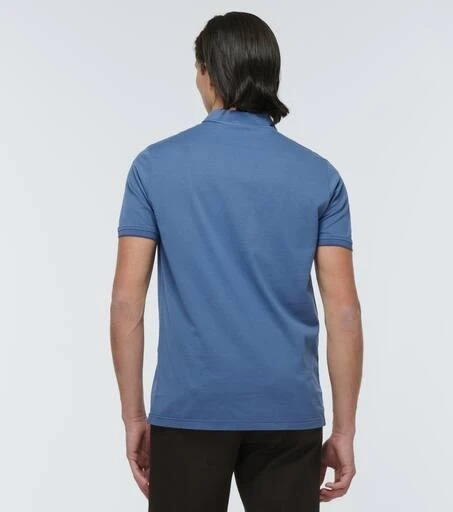 Loro Piana Cotton and silk piqué polo shirt 4