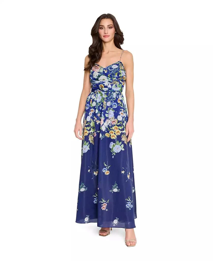 Tahari Women
s Printed Sleeveless Ball Gown 1