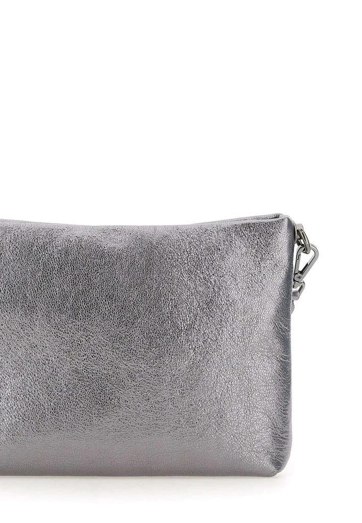 GIANNI CHIARINI Gianni Chiarini Logo Embossed Zipped Clutch Bag 4