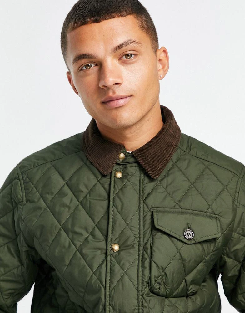 Ralph Lauren Polo Ralph Lauren Beaton lined quilted field jacket in green 3