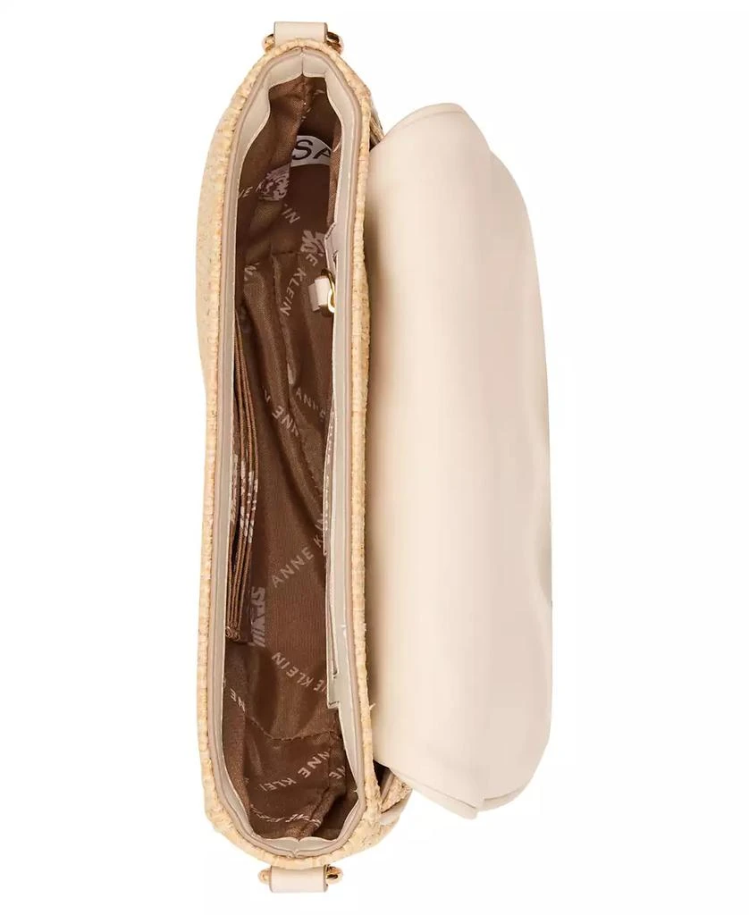 Anne Klein Saddle Convertible Strap Small Crossbody Bag 4