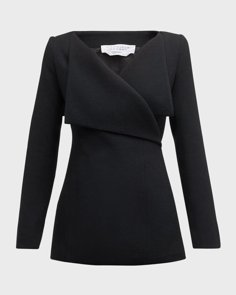Gabriela Hearst Keir Crepe Tailored Jacket 3