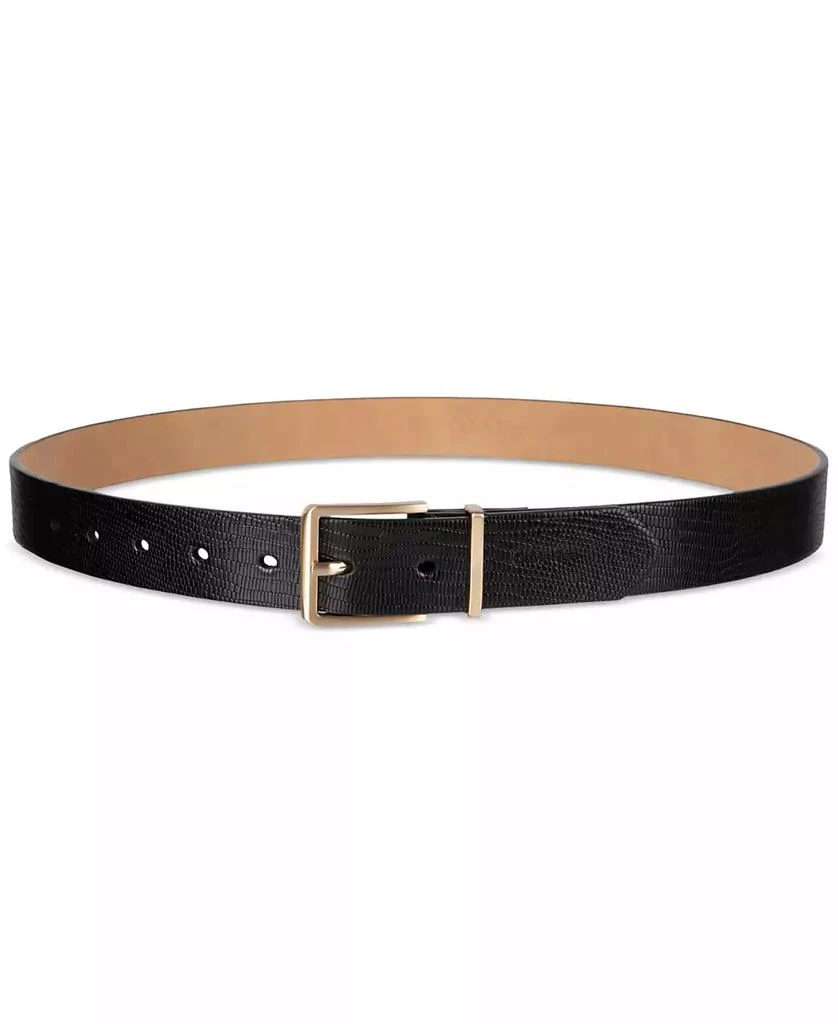 Calvin Klein 2-Pc. Skinny Faux-Leather 
Embossed Belt Set 4