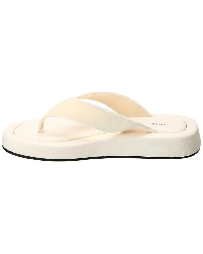 The Row Ginza Velvet Platform Sandal 2