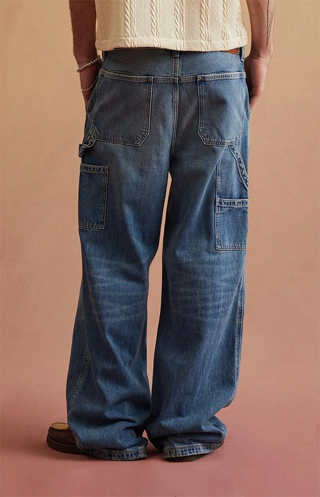 RARE DNM EDIT Dark Blue Carpenter Extreme Baggy Jeans 3