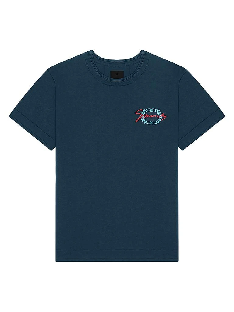 Givenchy T-Shirt in Knit with Medallion 1