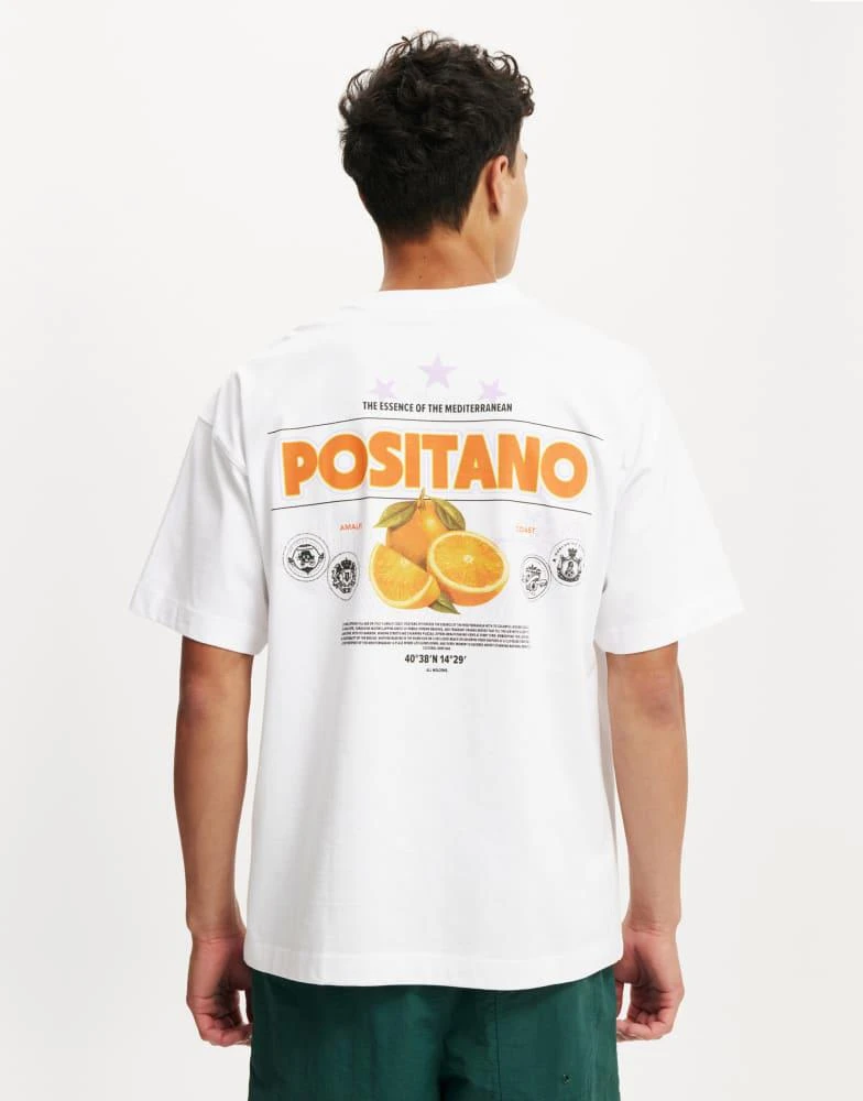 Cotton:On Cotton On Box fit graphic t-shirt in white 2