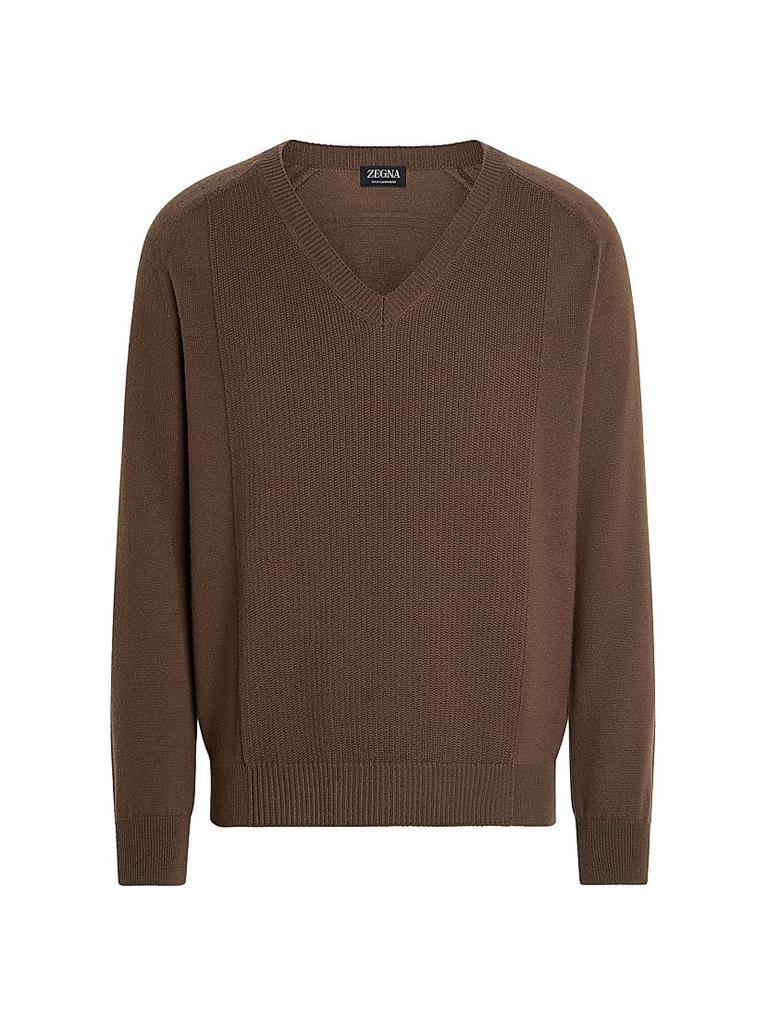 90s- ZEGNA wool Vneck sweater