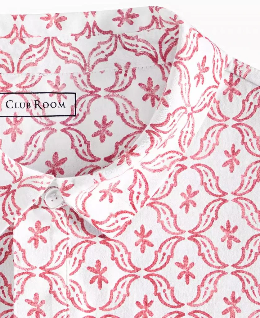 Club Room Men's Ted Short Sleeve Medallion Print Polo Shirt, Exclusively at Macy's 4