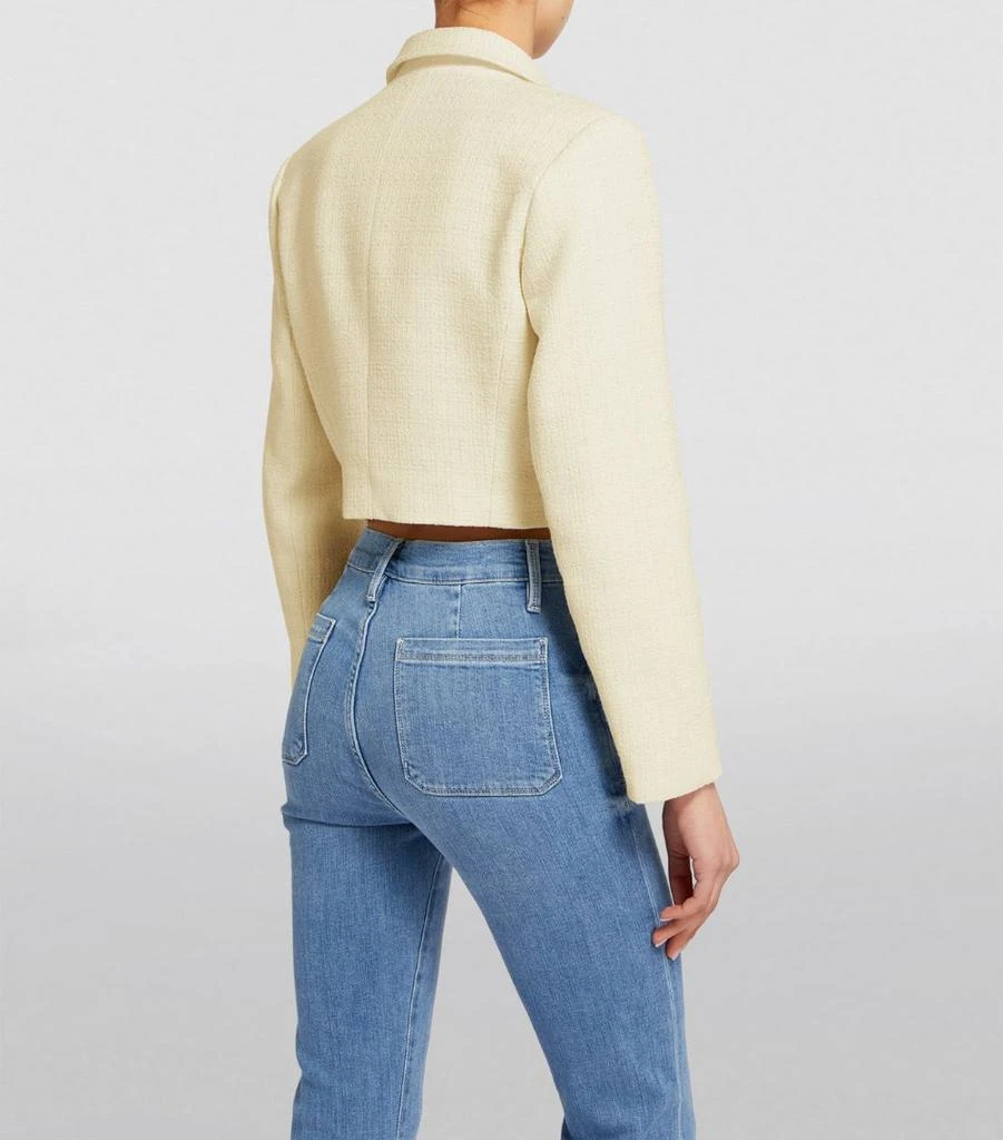 Sandro Tweed Cropped Jacket 4