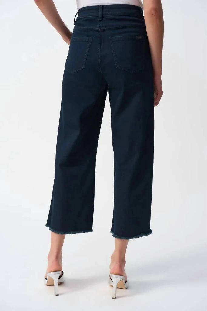 JOSEPH RIBKOFF Joseph Ribkoff - Culotte Jeans with Embellished Front Seam 2