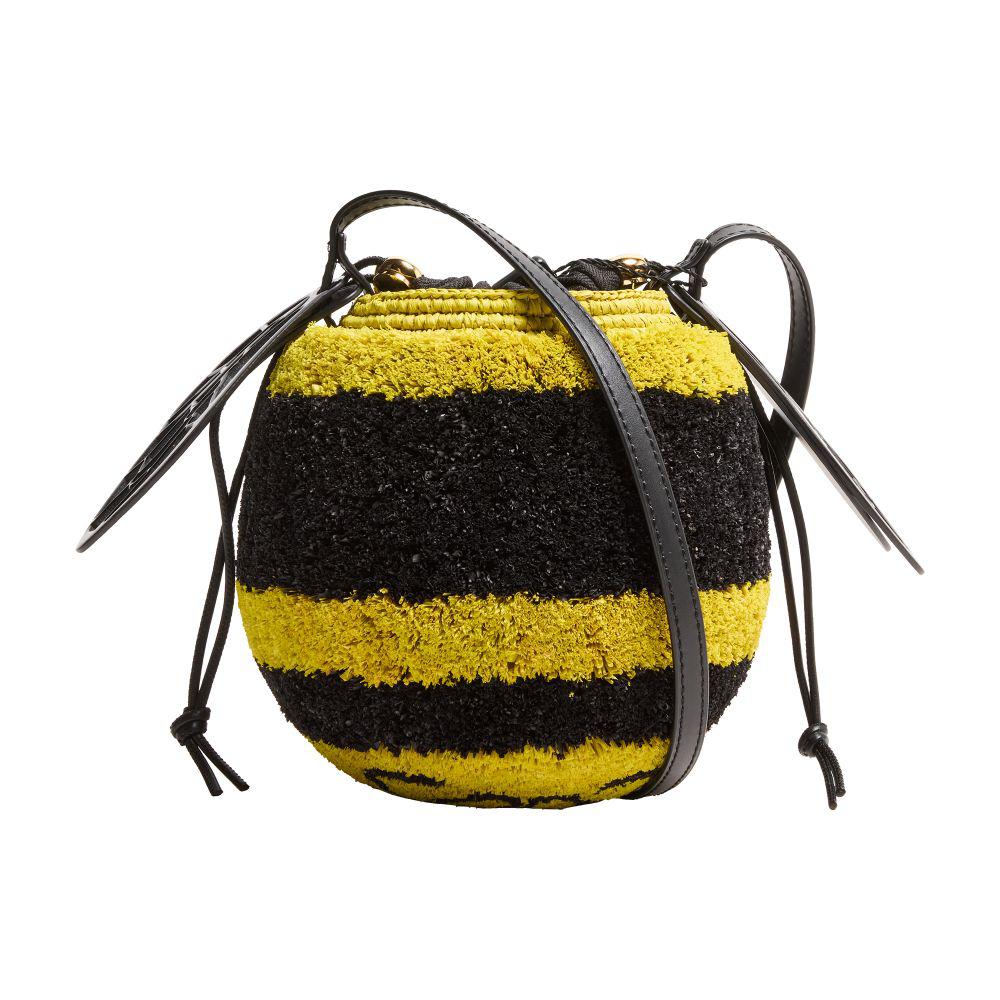 Loewe Bee basket in raffia - Crossbody Bags - Free Shipping