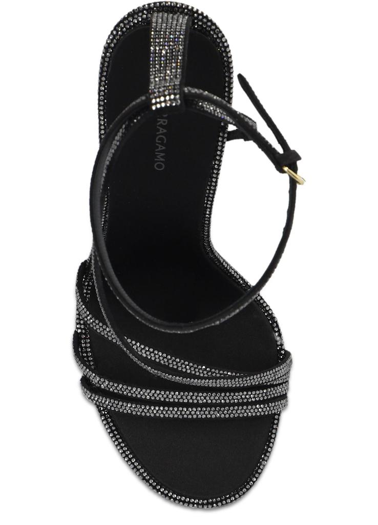 サンダル・ミュール FERRAGAMO SS24 DENISE 70 (01H4410770563) Ferragamo | Denise 70 silver sandals | Savannahs
