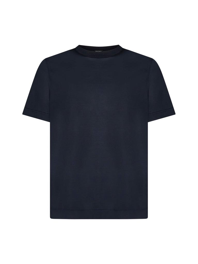 Zegna Zegna Crewneck Straight Hem T-Shirt