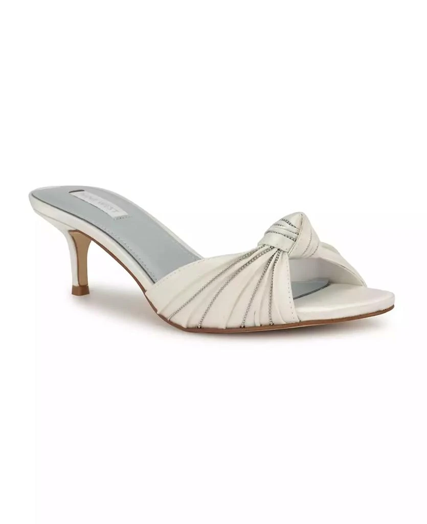 Nine West Women's Laike Bridal Kitten Heel Dress Sandals 1
