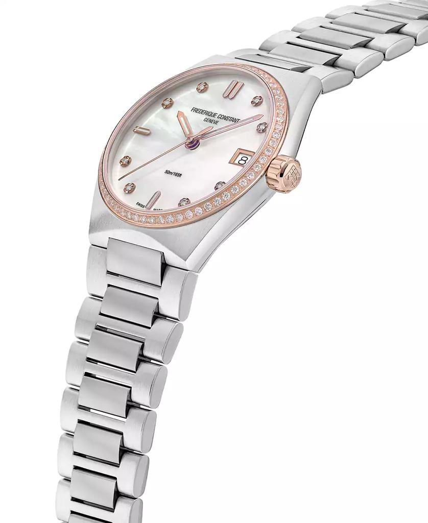Frederique Constant Women's Swiss Highlife Diamond (1/20 ct. t.w.) Two-Tone Stainless Steel Bracelet Watch 31mm