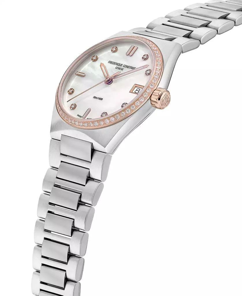 Frederique Constant Women's Swiss Highlife Diamond (1/20 ct. t.w.) Two-Tone Stainless Steel Bracelet Watch 31mm 2