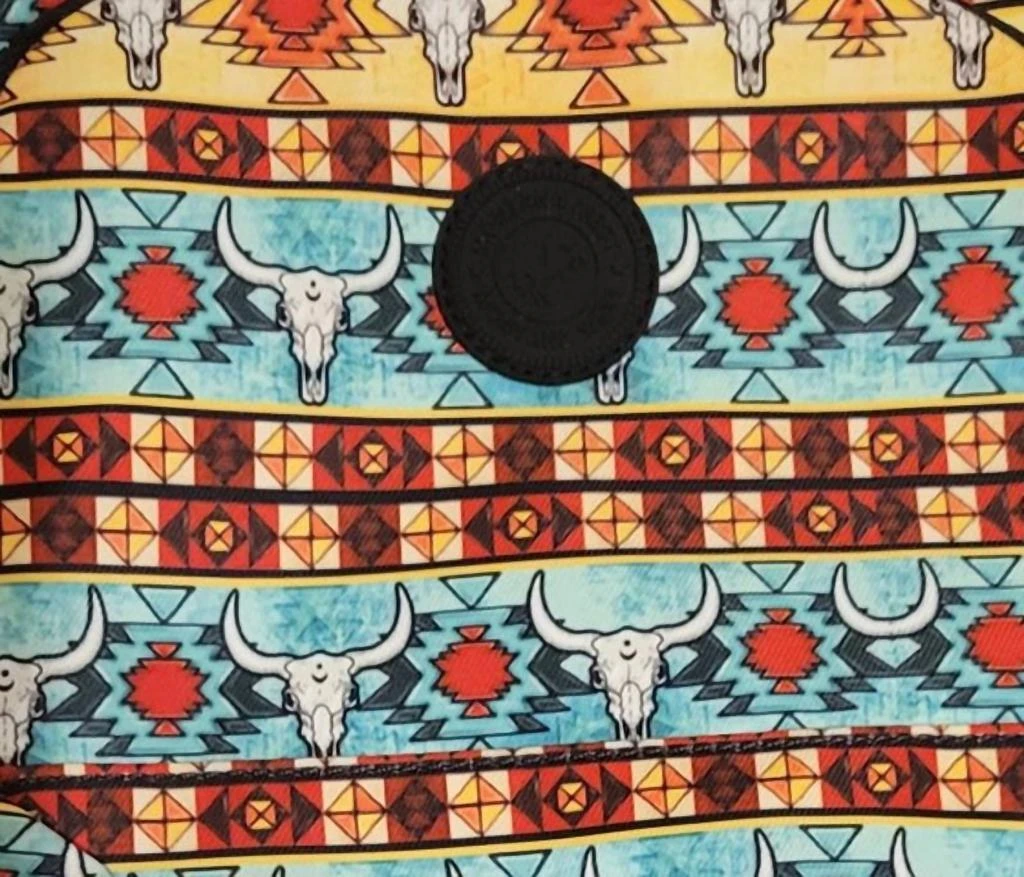 Montana West Montana West - Bull Skull Aztec Western Backpack 5