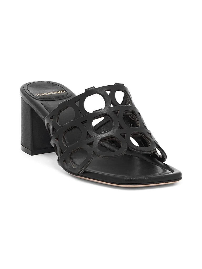 Salvatore Ferragamo Erne 55MM Woven Leather Mules 2