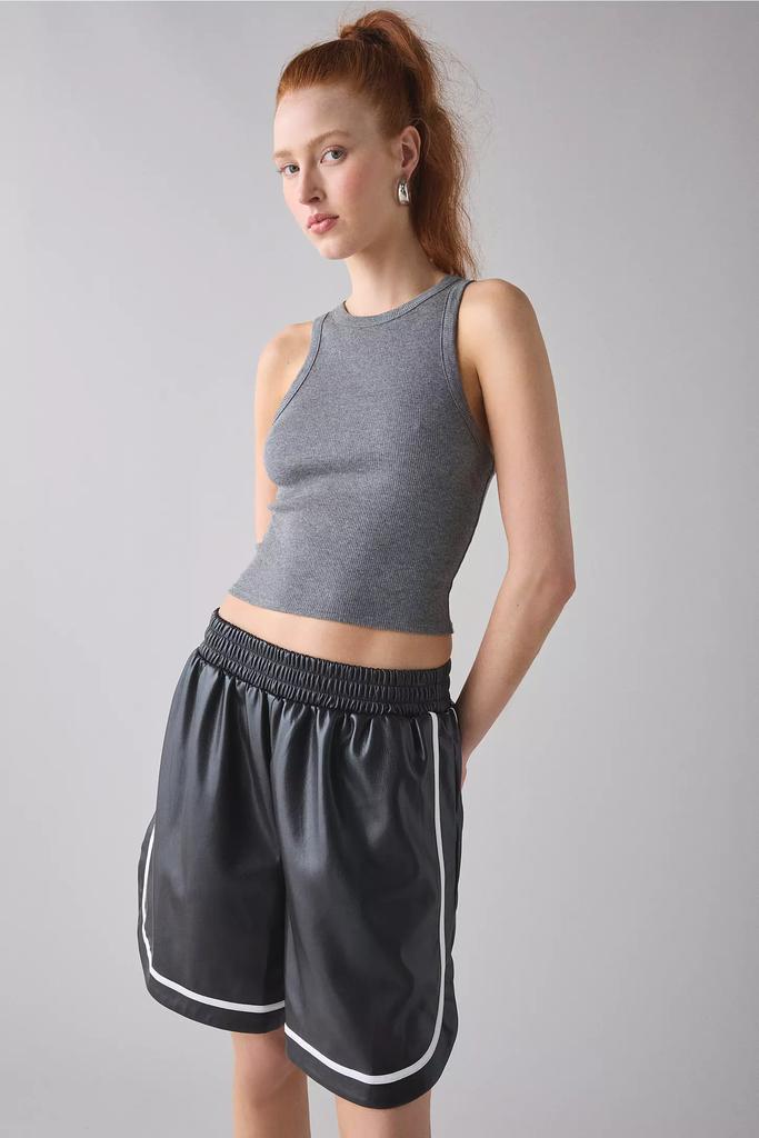 BDG BDG Star Player Faux Leather Athletic Short