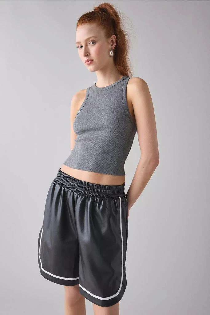 BDG BDG Star Player Faux Leather Athletic Short 1