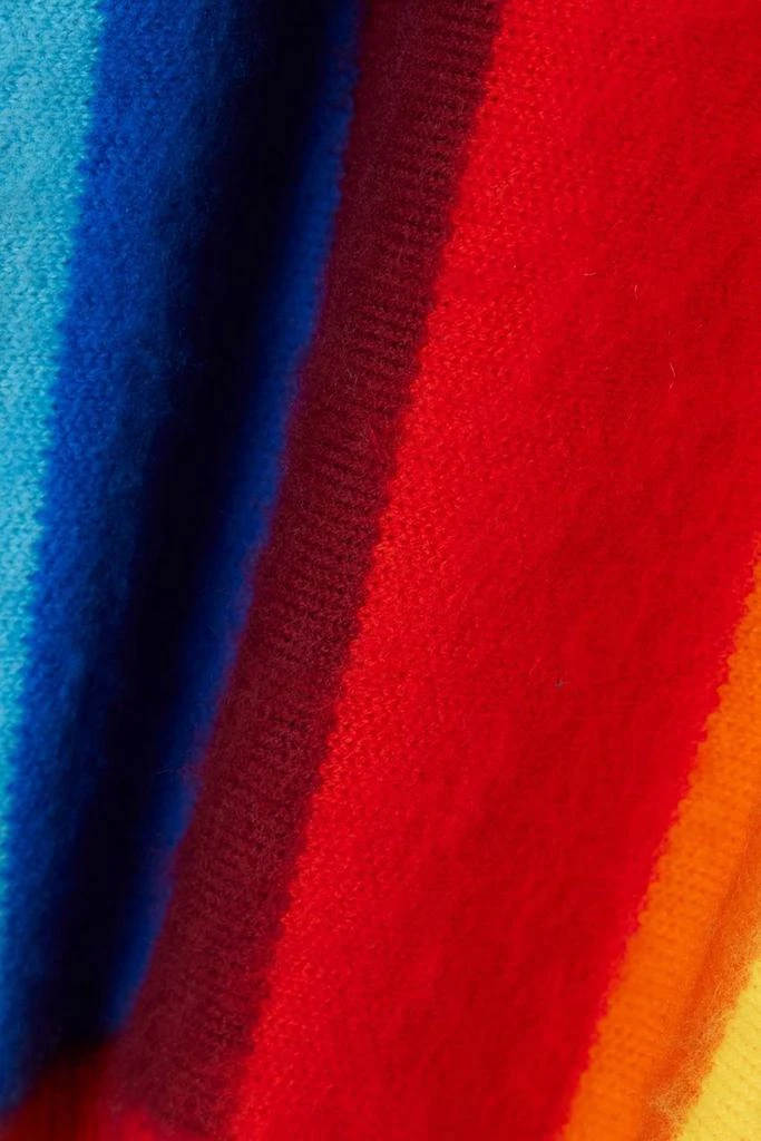 CHRISTOPHER JOHN ROGERS Oversized striped brushed wool sweater 4