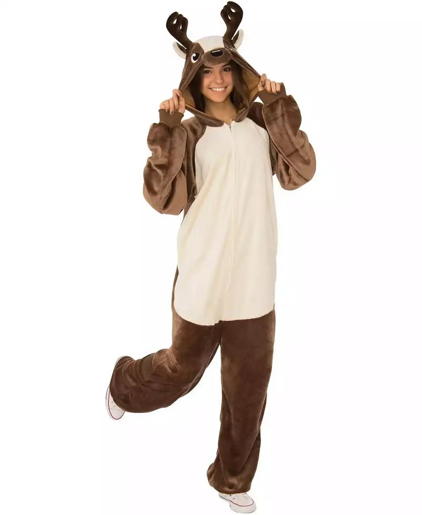 BuySeasons Reindeer Comfy Wear Adult Costume 1