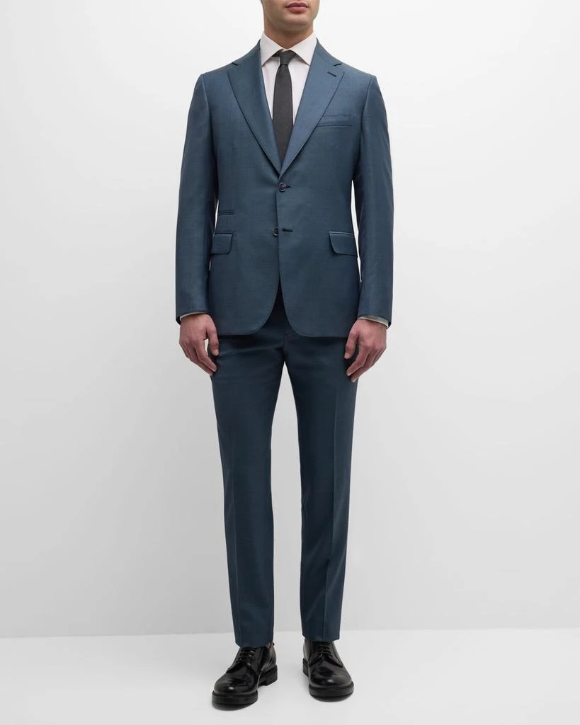 Brioni Men's Solid Wool Suit 1