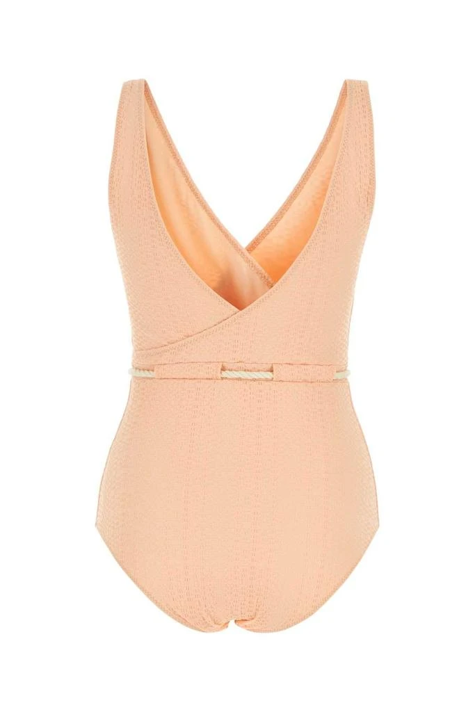 LISA MARIE FERNANDEZ Lisa Marie Fernandez V-Neck Drawstring Swimsuit 2