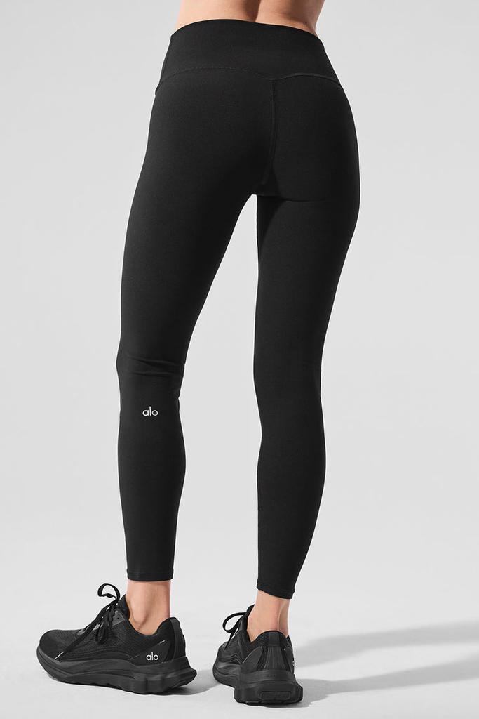 Alo Alosoft High-Waist 7/8 Highlight Legging - Bone