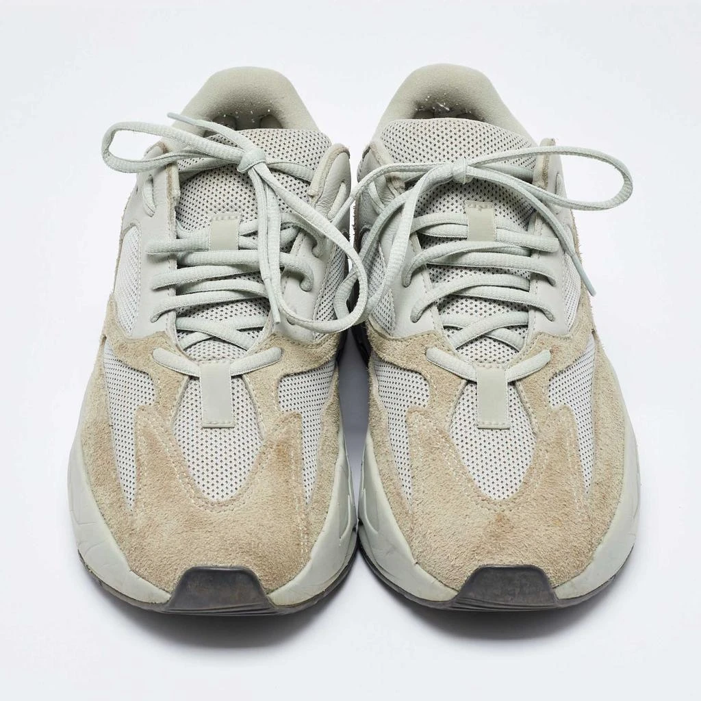 YEEZY Yeezy x Adidas Green Knit Fabric and Suede Boost 700 Salt Sneakers Size 42 2/3 3