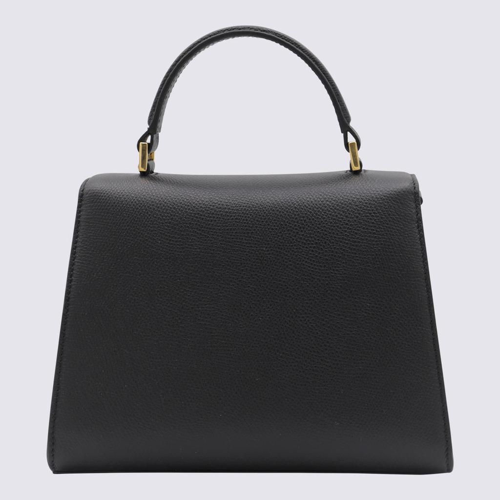 【関税＆送料込み】Valentino Garavani Black Leather Vsling Valentino Valentino Garavani Black Leather Vsling Top Handle