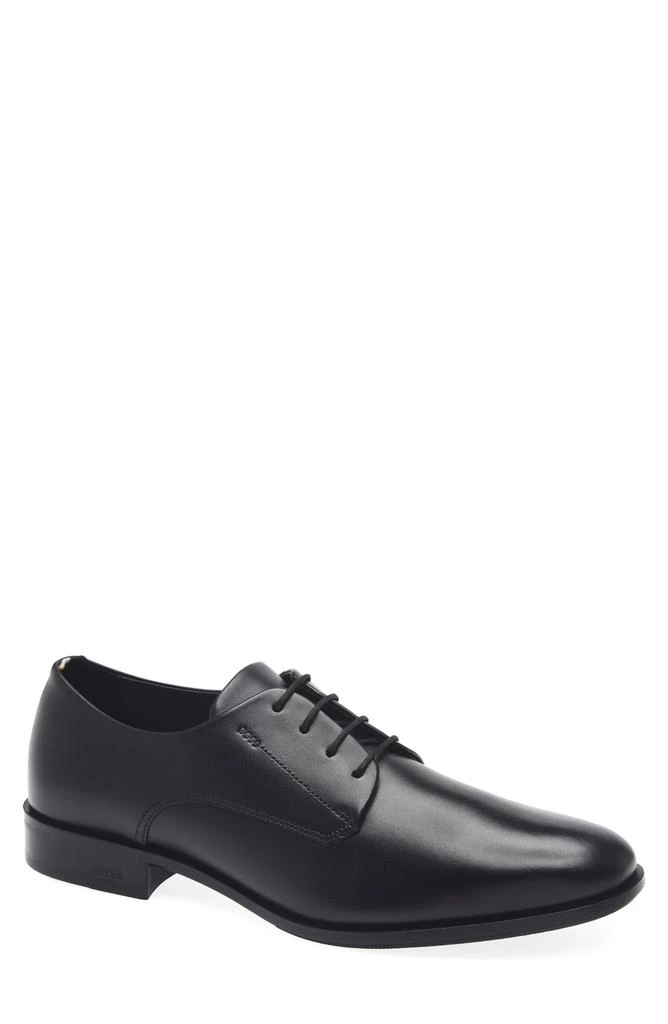 hugo boss boss by men's colby lace-up derby dress shoes Hugo Boss BOSS Men's Colby Oxford Shoes in Grain Leather - Brown 11