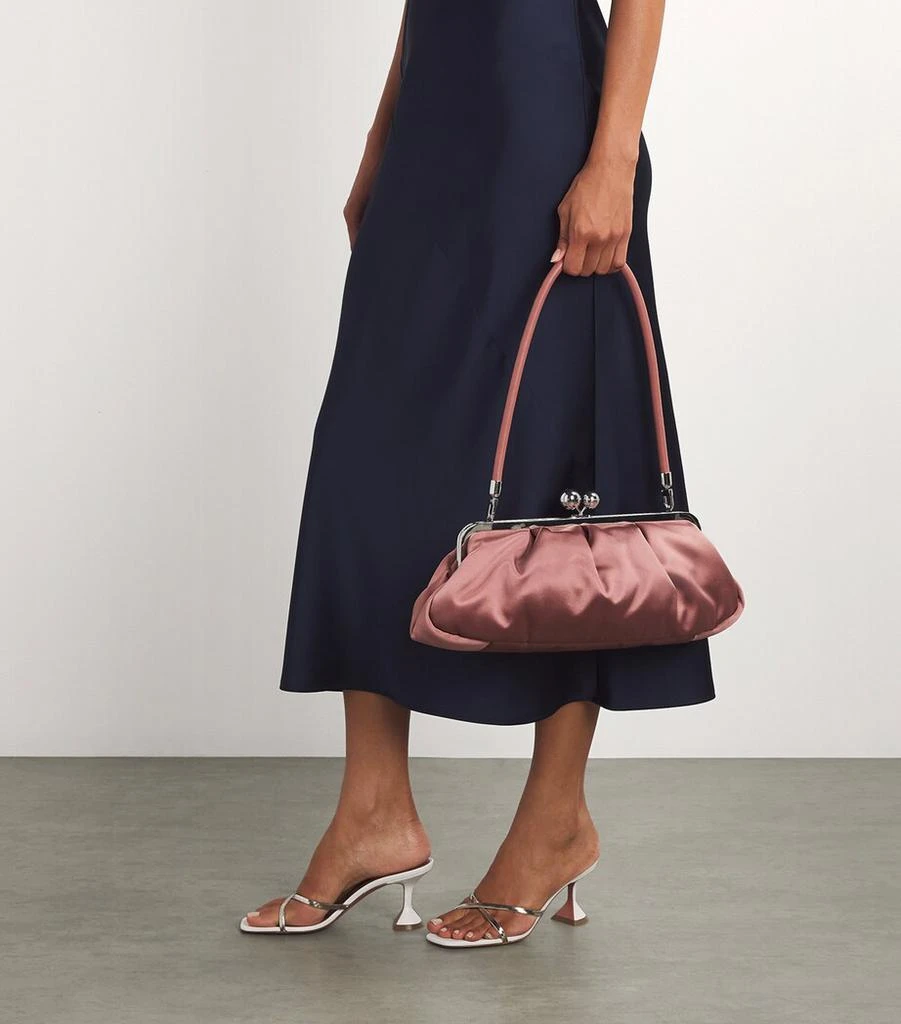 Weekend Max Mara Large Silk-Satin Pasticcino Clutch Bag 2